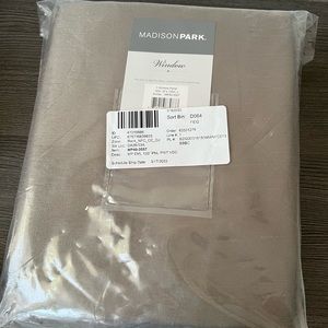 Madison Park® Emilia 120 in Twist Tab Top Window Curtain Panel in Pewter single